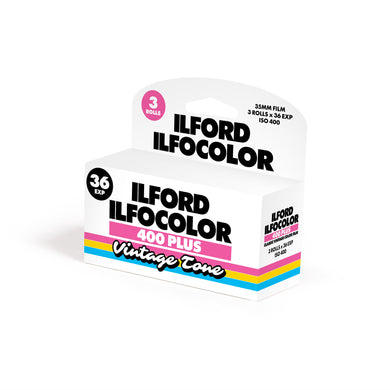 ILFORD ILFOCOLOR VINTAGE TONE 400 PLUS (135) 36 SHOTS (PACK OF 3)