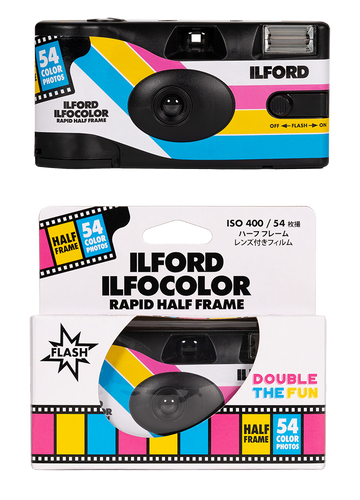 ILFOCOLOR RAPID HALF FRAME CAMERA - DISPOSABLE CAMERA