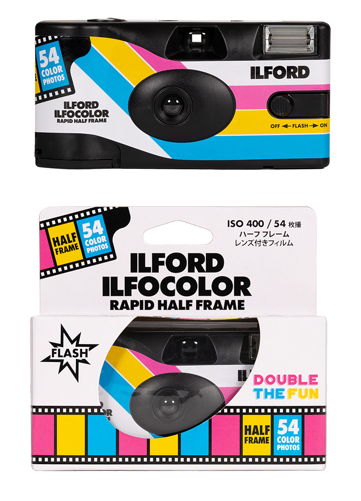 ILFOCOLOR RAPID HALF FRAME CAMERA - DISPOSABLE CAMERA